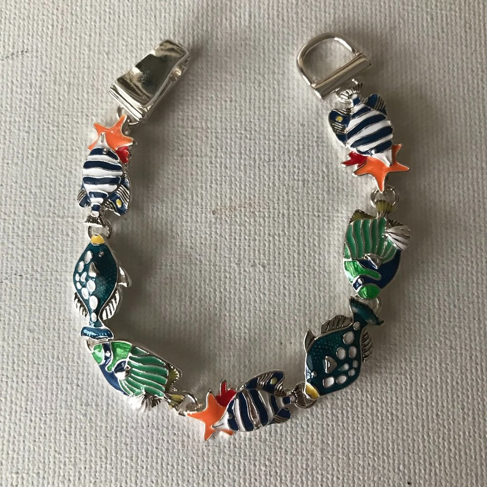 Fish Bracelet Magnetic Closure New Beach Jewelry - Picture 5 of 9